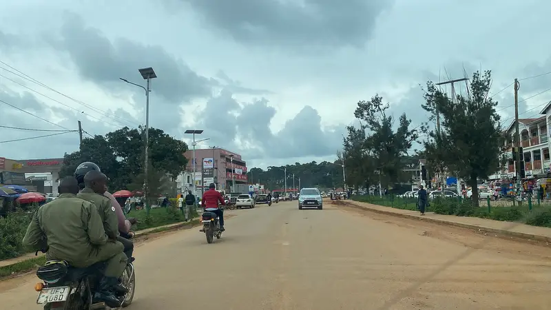 A street scene in Rwebikona, Mbarara City